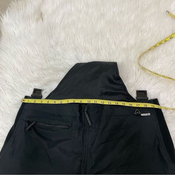 Obermeyer Vintage 90’s Ober Bib Insulated Ski Snow Board Overall Pant Black 20 - Picture 12 of 16